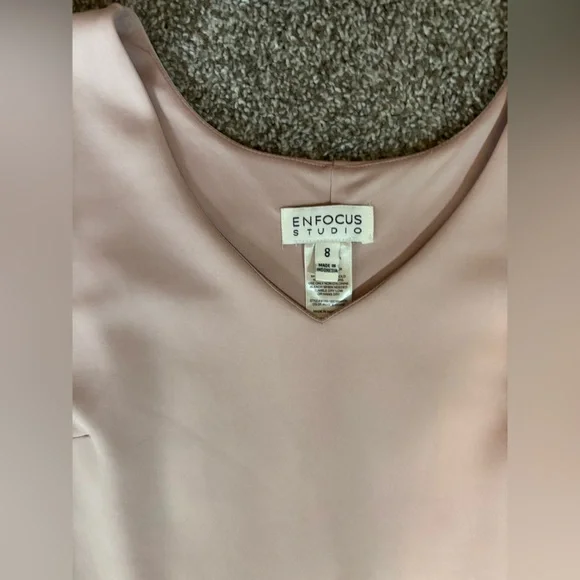 Enfocus Studio Blush Asymmetrical Dress - Picture 4 of 4